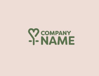 Projektowanie logo dla firmy, konkurs graficzny Serce Kwiatek